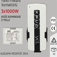 AVİZE KUMANDASI (3X1000W) 3 YOLLU 1